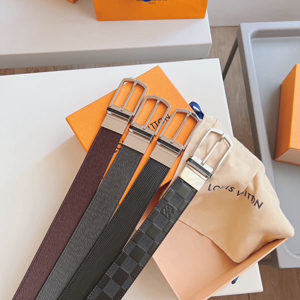 ルイヴィトンベルト角部分ディテール